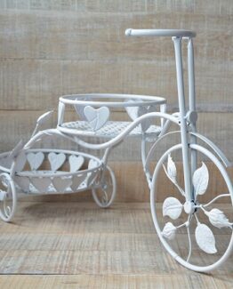 macetero forma bicicleta