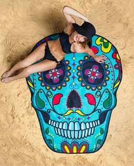 toalla de playa gigante calavera comprar online