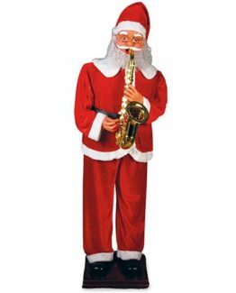 papa noel gigante movimiento y sonido