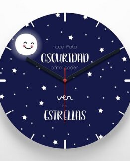 relojes de pared con frases