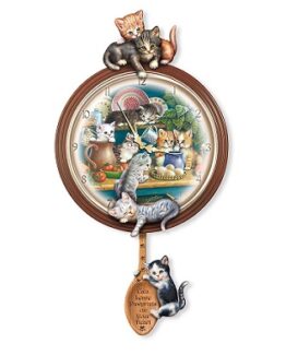 relojes de pared con gatos comprar online