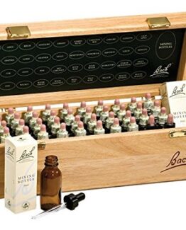 set flores de bach en caja de madera