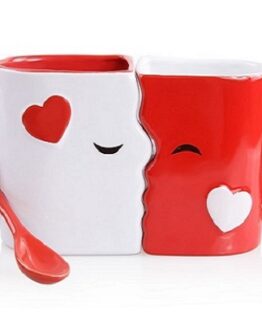 tazas de besos