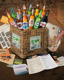 caja con cervezas del mundo comprar online