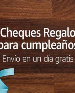 tarjeta regalo cumpleaños amazon