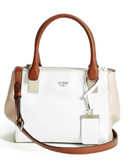 bolso de mano guess blanco comprar online