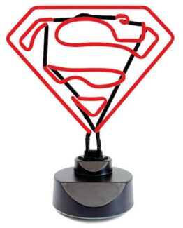 lampara de neon superman