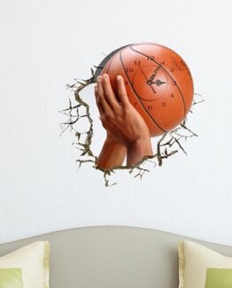 mural con reloj de baloncesto comprar online