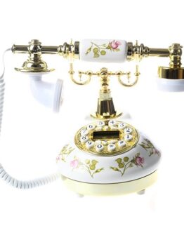 telefono fijo vintage blanco comprar barato
