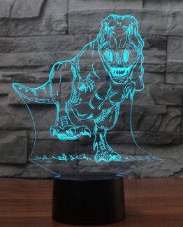 dinosaurio 3d lampara de mesa comprar online