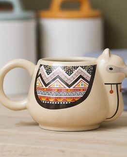 taza con forma de llama