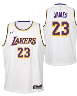 camiseta lebron james lakers blanca comprar barata online