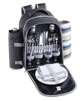mochila picnic 4 comensales precio mas barato